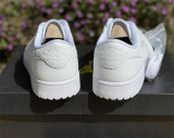 Authentic Jordan 1 Low Golf Triple White 2022