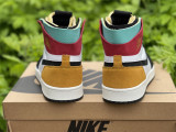 Authentic Air Jordan 1 High ZOOM AIR CMFT White/Black/Yellow