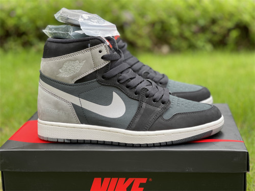 Authentic Air Jordan 1 High Element Gore-Tex “Black Grey”