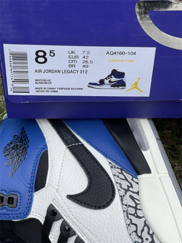 Authentic Air Jordan Legacy 312 “Storm Blue”
