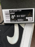 Authentic Air Jordan 1 Low Black/White/Grey