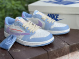 Authentic Air Jordan 1 Low White Discoloration