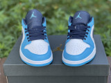 Authentic Air Jordan 1 Low “UNC”