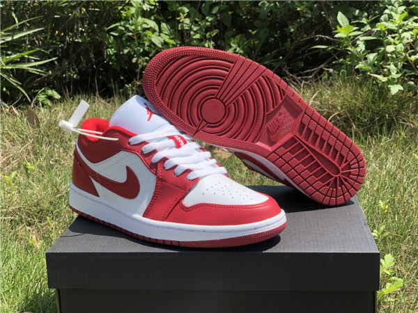 Authentic Air Jordan 1 Low Sport Red