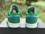 Authentic Air Jordan 1 Low “Lucky Green”