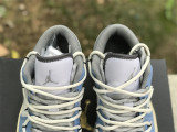 Authentic Air Jordan 1 Low Blue/White