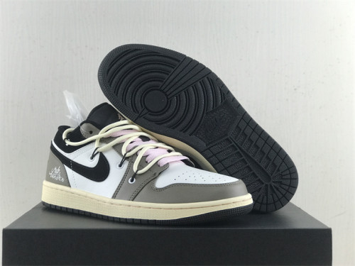 Authentic Air Jordan 1 Low OG White/Brown