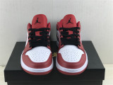 Authentic Air Jordan 1 Low Black/White/Red
