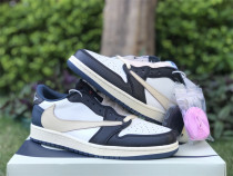 Authentic  Travis Scott x Air Jordan 1 Blue/White