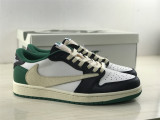 Authentic Travis Scott x Air Jordan 1 White/Black/Green