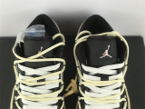 Authentic  Air Jordan 1 Low Black/White/Blue
