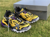 Authentic Balenciaga Track Sneakers 4.0 Yellow/Black/Purple