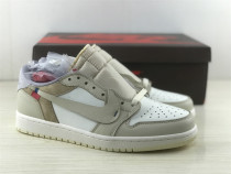 Authentic Travis Scott x Nike Air Jordan 1 Low Yellow/White