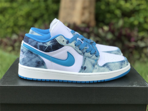 Authentic Air Jordan 1 Low OG White/Blue