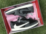 Authentic Travis Scott x Air Jordan 1 Low OG Black/Grey