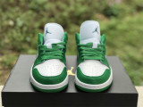 Authentic Air Jordan 1 Low “Lucky Green”