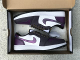 Authentic Air Jordan 1 Low Golf NRG “Purple Smoke”