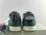 Authentic Travis Scott x Air Jordan 1 White/Black/Green