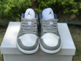 Authentic Air Jordan 1 Low Surface Grey/Blue