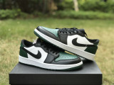 Authentic Air Jordan 1 Low Golf Black/Green
