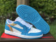 Authentic Air Jordan 1 Low OFF WHITE Beige/Yellow/Blue/White