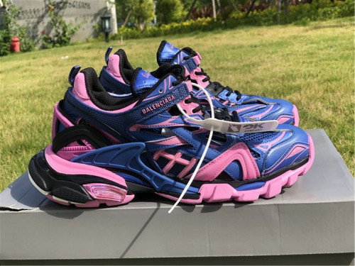 Authentic Balenciaga Track Sneakers 4.0 Pink/Blue