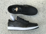 Authentic Air Jordan 1 Low Golf “Black Croc”