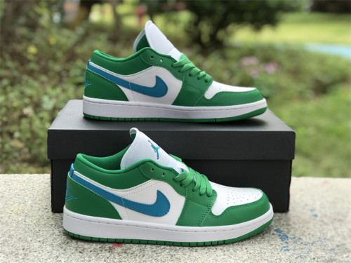 Authentic Air Jordan 1 Low “Lucky Green”