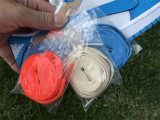 Authentic Air Jordan 1 Low OFF WHITE Beige/Yellow/Blue/White