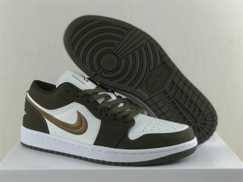 Authentic Air Jordan 1 Low SE WMNS “Light Olive”