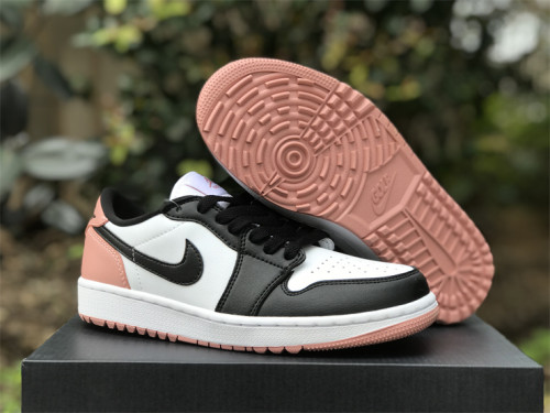 Authentic Air Jordan 1 Low Golf “Rust Pink”
