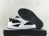 Authentic Travis Scott x Air Jordan 1 Low WMNS Black/White