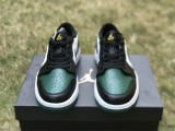 Authentic Air Jordan 1 Low Golf Black/Green