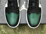 Authentic Air Jordan 1 Low Golf Black/Green