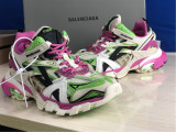 Authentic Balenciaga Track Sneakers 4.0 White/Green/Pink