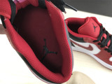 Authentic Air Jordan 1 Low Black/White/Red
