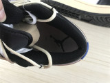 Authentic  Air Jordan 1 Low Black/White/Blue