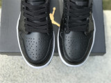 Authentic Air Jordan 1 Low Golf “Black Croc”
