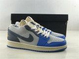 Authentic Air Jordan 1 Low “UNC Grey”