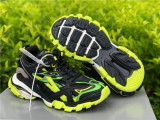 Authentic Balenciaga Track Sneakers 4.0 Black/Fluorescent Yellow