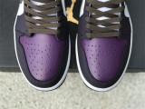Authentic Air Jordan 1 Low Golf NRG “Purple Smoke”