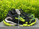 Authentic Balenciaga Track Sneakers 4.0 Black/Fluorescent Yellow