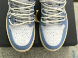 Authentic Air Jordan 1 Low Blue/White