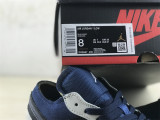 Authentic Air Jordan 1 Low Black/Blue