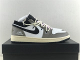 Authentic Air Jordan 1 Low OG White/Brown