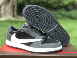 Authentic Travis Scott x Air Jordan 1 Low OG Black/Grey