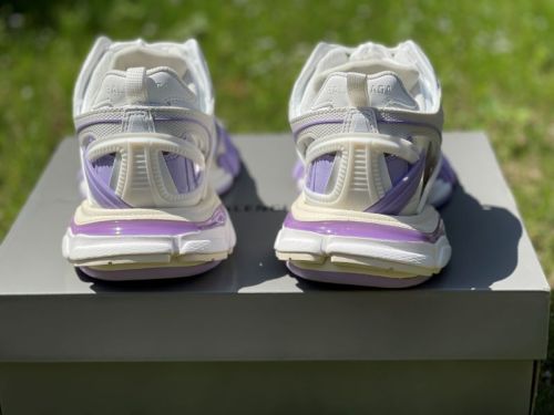 Authentic Balenciaga Track Sneakers 4.0 Lilac/Beige/LG Grey