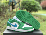 Authentic Air Jordan 1 Low “Lucky Green”