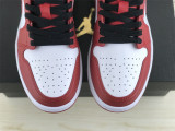 Authentic Air Jordan 1 Low Black/White/Red