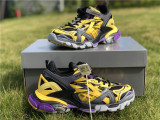 Authentic Balenciaga Track Sneakers 4.0 Yellow/Black/Purple